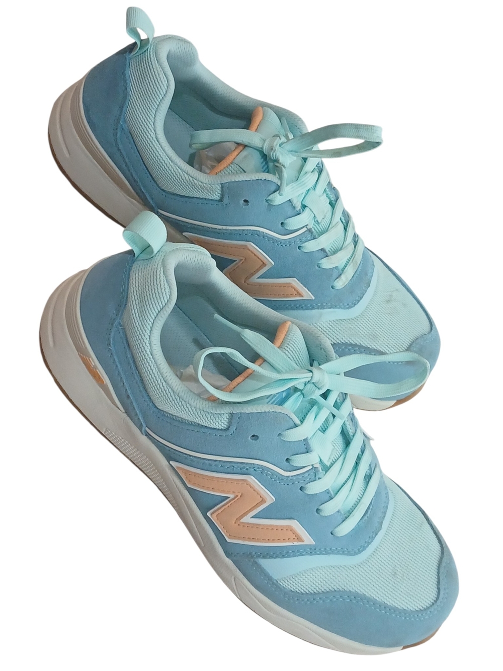 New Balance Like New In Box Milky Blue Orange Elite Lite Womens EH SR US 11